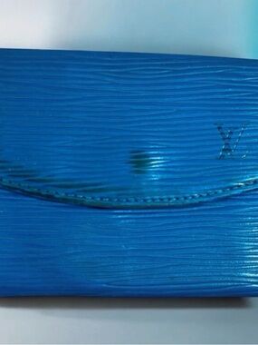 Louis Vuitton Epi Leather Wallet - Blue- made in Spain (90s)